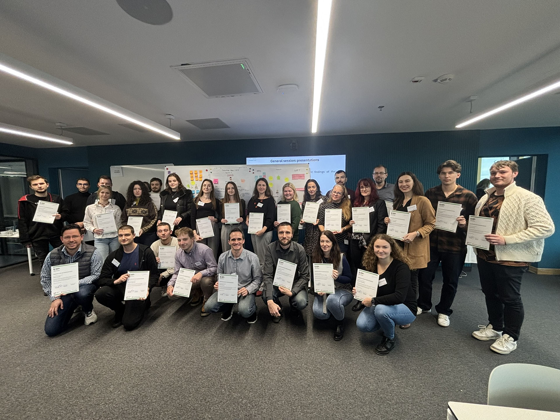 Photo from the meeting held on 25–26 November 2025 in Budapest, as part of the Visegrad Fund project Competences for Future Logistics in V4 Countries.