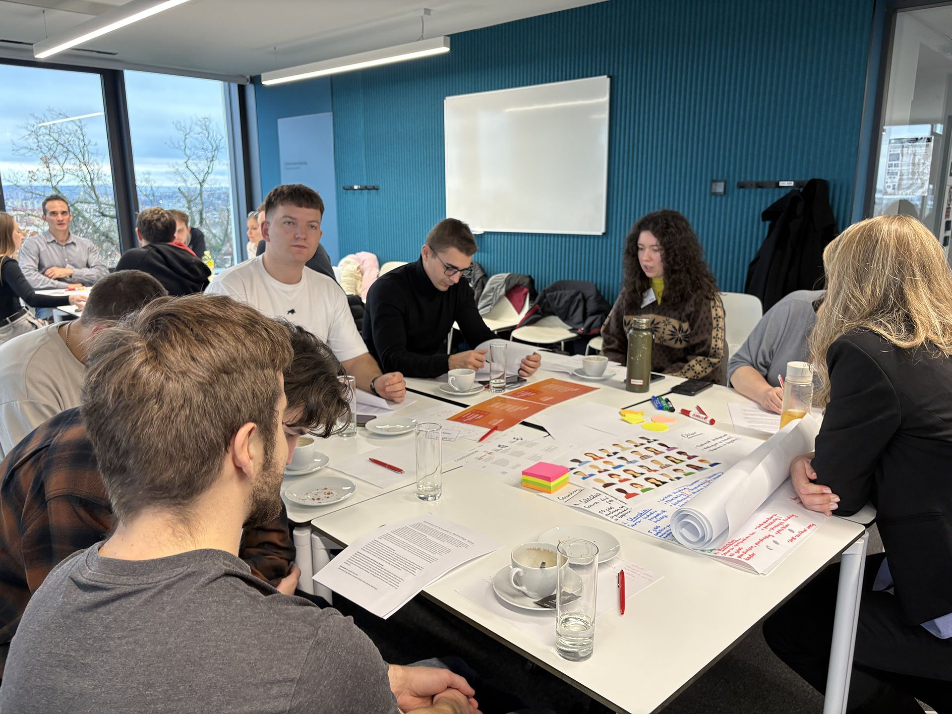 Photo from the meeting held on 25–26 November 2025 in Budapest, as part of the Visegrad Fund project Competences for Future Logistics in V4 Countries.